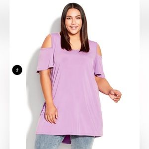 NWT Avenue Claire Cold Shoulder Tunic 22/24